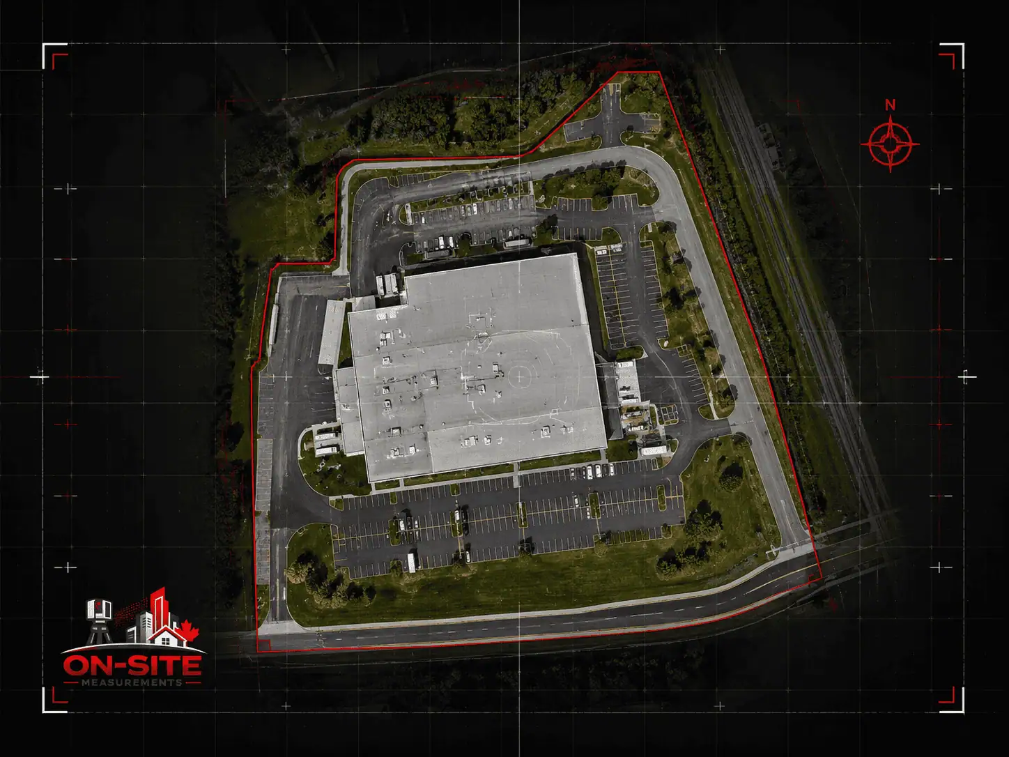 Georeferenced orthomosaic